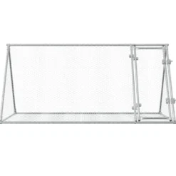 Conejera Acero Galvanizado Plateado 200x105x91 Cm