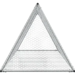 Conejera Acero Galvanizado Plateado 200x105x91 Cm