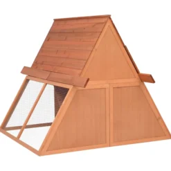 Conejera De Madera Maciza De Abeto 152x127x109,5 Cm