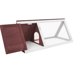 Conejera Jaula De Animales De Madera Marrón