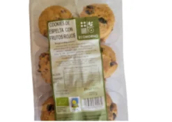 Cookies ecológicas de espelta con frutos rojos 220 g