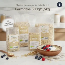 Copos de avena finos Sin Gluten ECO Planeta Huerto 1,5 kg