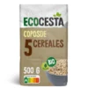 Copos De 5 Cereales Bio, 500 G Ecocesta