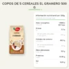 Copos de 5 Cereales El Granero 500 g