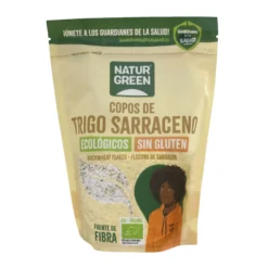 Copos de Trigo Sarraceno BIO Sin Gluten Naturgreen, 250 g