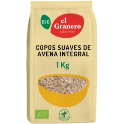 Copos Suaves de Avena Integral BIO El Granero 3 kg
