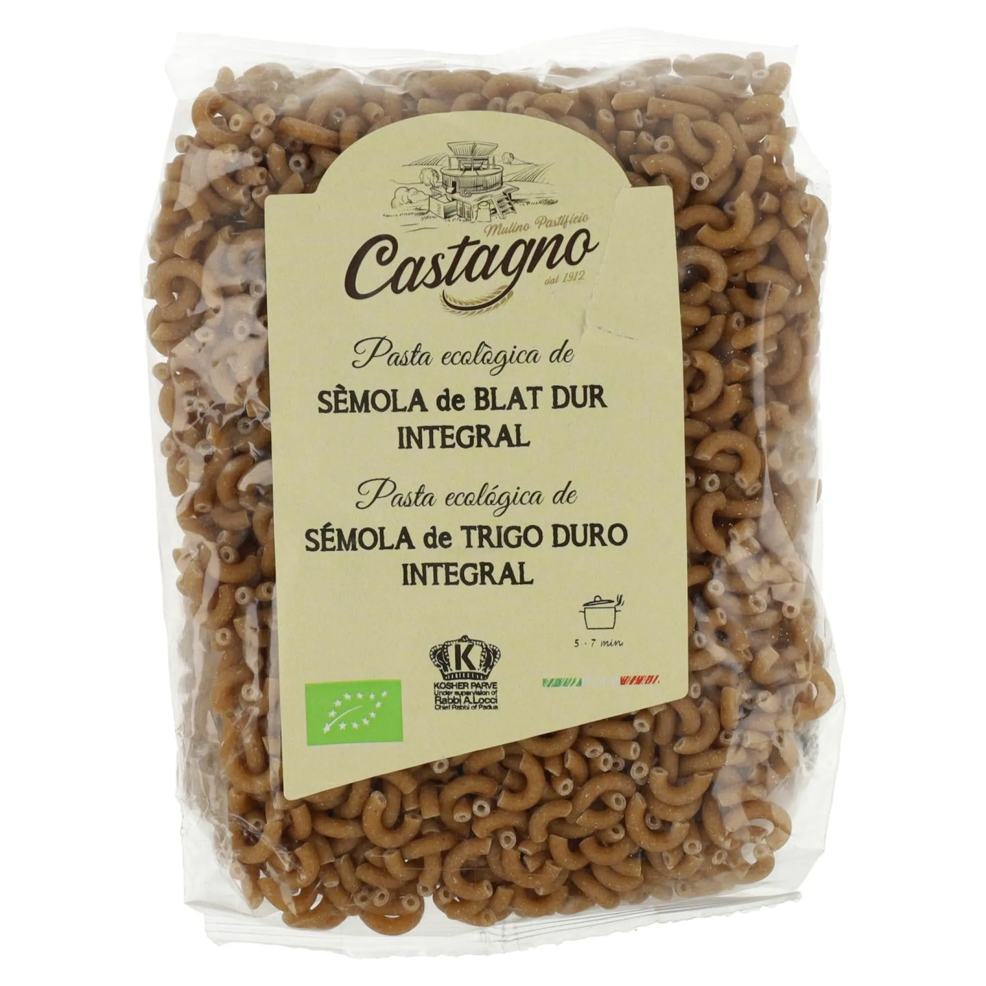 Cornetti Trigo Integral ECO Castagno 500 g