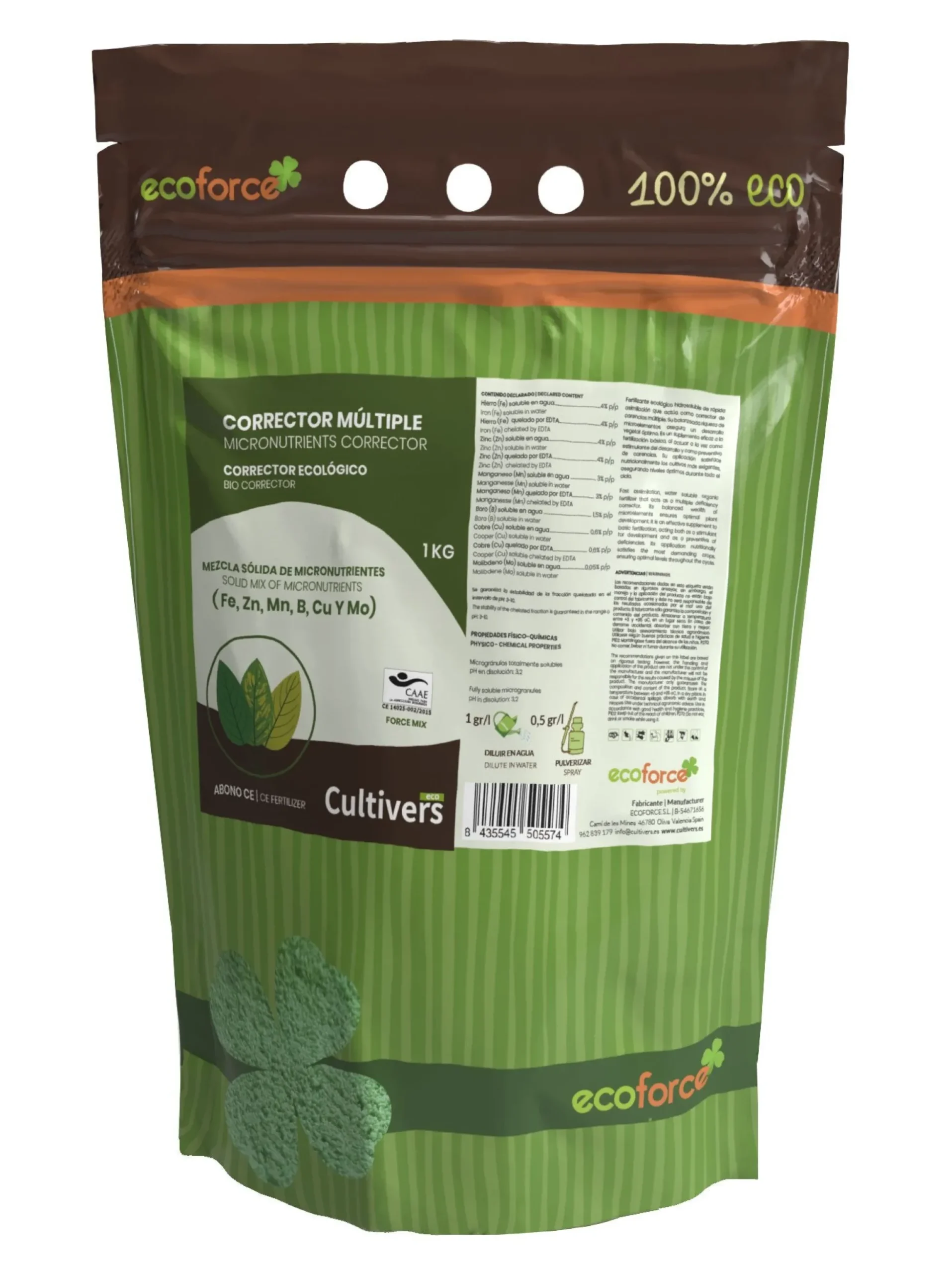 Corrector De Carencias Mútiple Cultivers 5 Kg