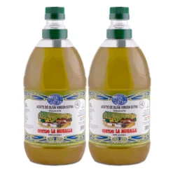 Cortijo La Muralla | Aceite De Oliva Virgen Extra | Variedad Arbequina | Botella 2 L (caja De 2)