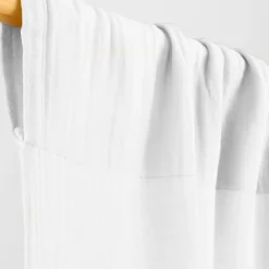 Cortinas De Gasa De Algodón Orgánico Color Blanco Para Bebé
