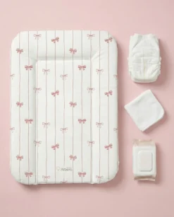 Cotton Color Cambiador Blando Para Comoda 70x50 Powder Bows