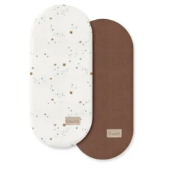 Cotton Color Pack 2 Bajeras Capazo Muselina Stardust