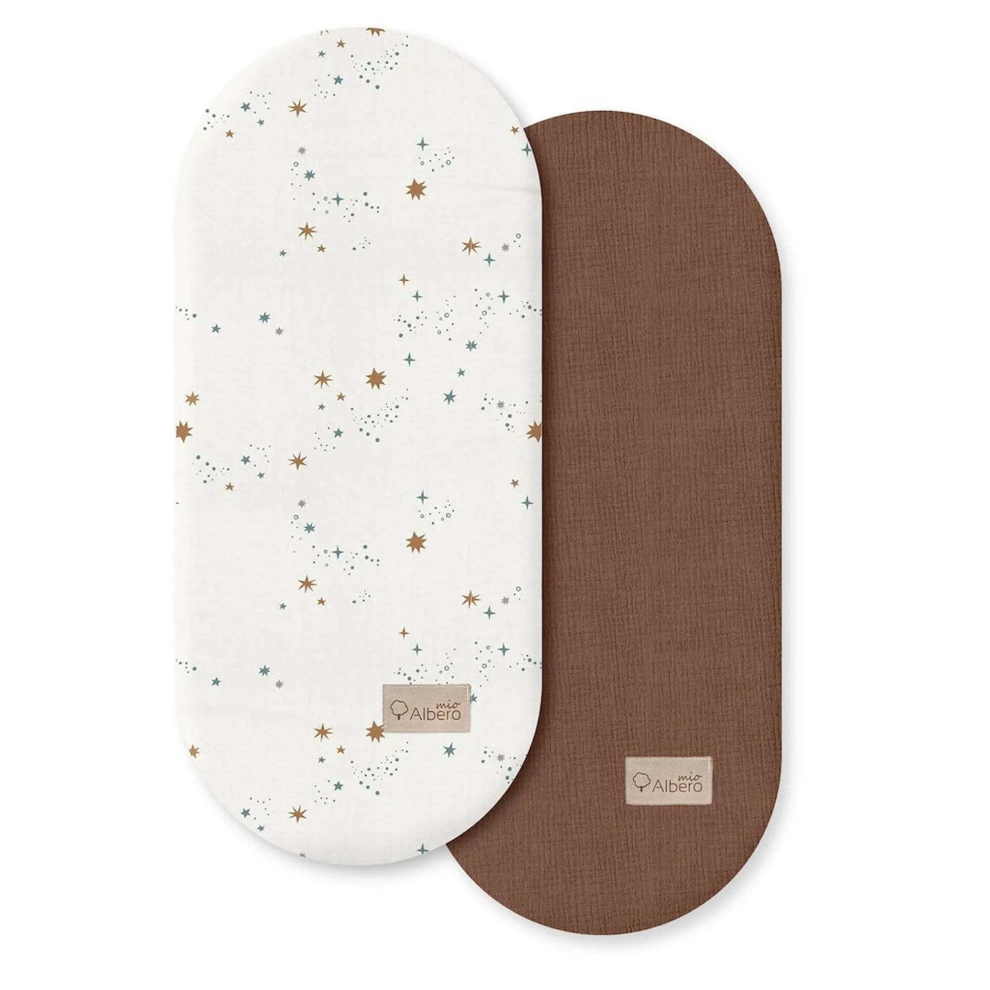 Cotton Color Pack 2 Bajeras Capazo Muselina Stardust