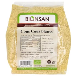 Cous Cous De Trigo Blanco Eco Bionsan 500gr