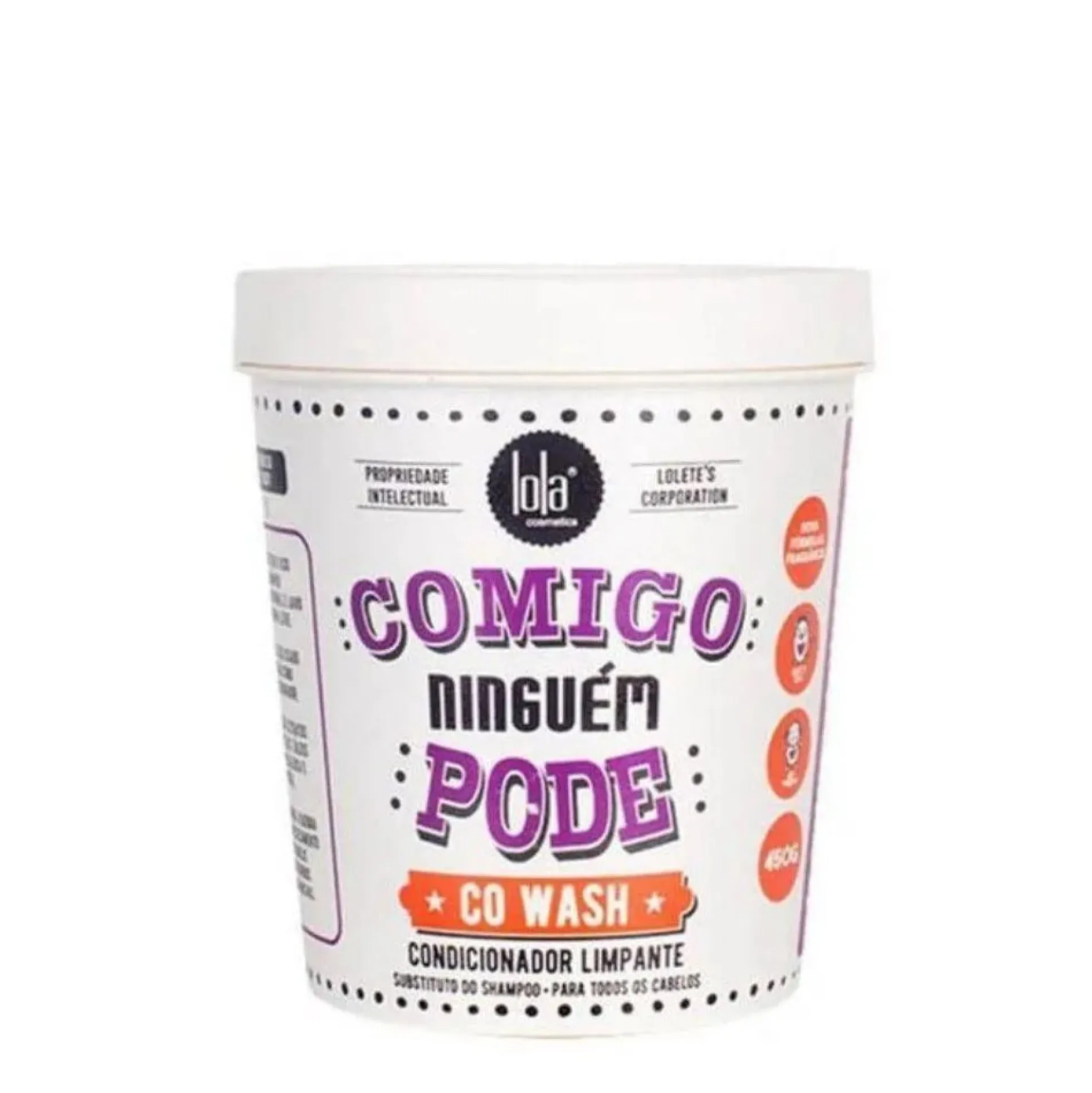 Co-wash Comigo Ninguém Pode Lola Cosmetics 450g
