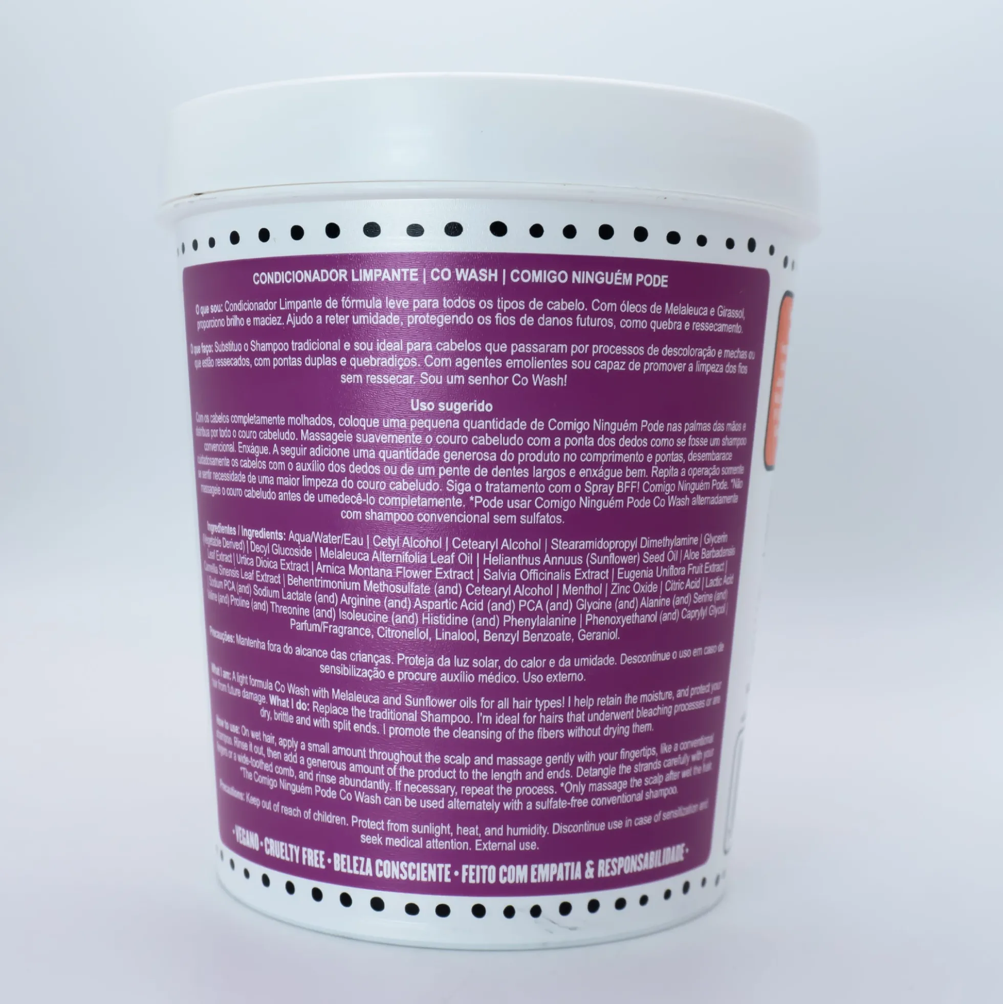 Co-wash Comigo Ninguém Pode Lola Cosmetics 450g
