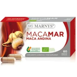 Cápsulas Maca Andina Ecológica 500 mg Marnys, 60 unidades