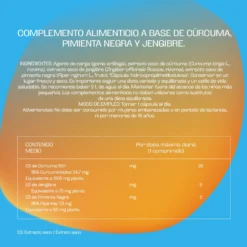 Cúrcuma con Jengibre y Pimienta Negra BICENTURY 120 comprimidos