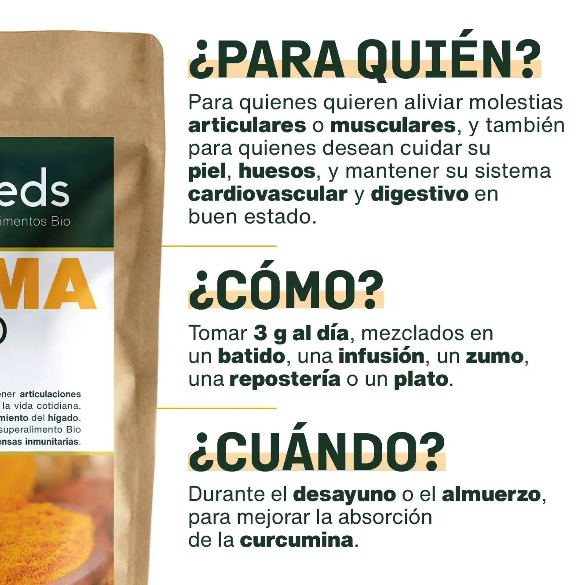 Cúrcuma En Polvo Bio 200g