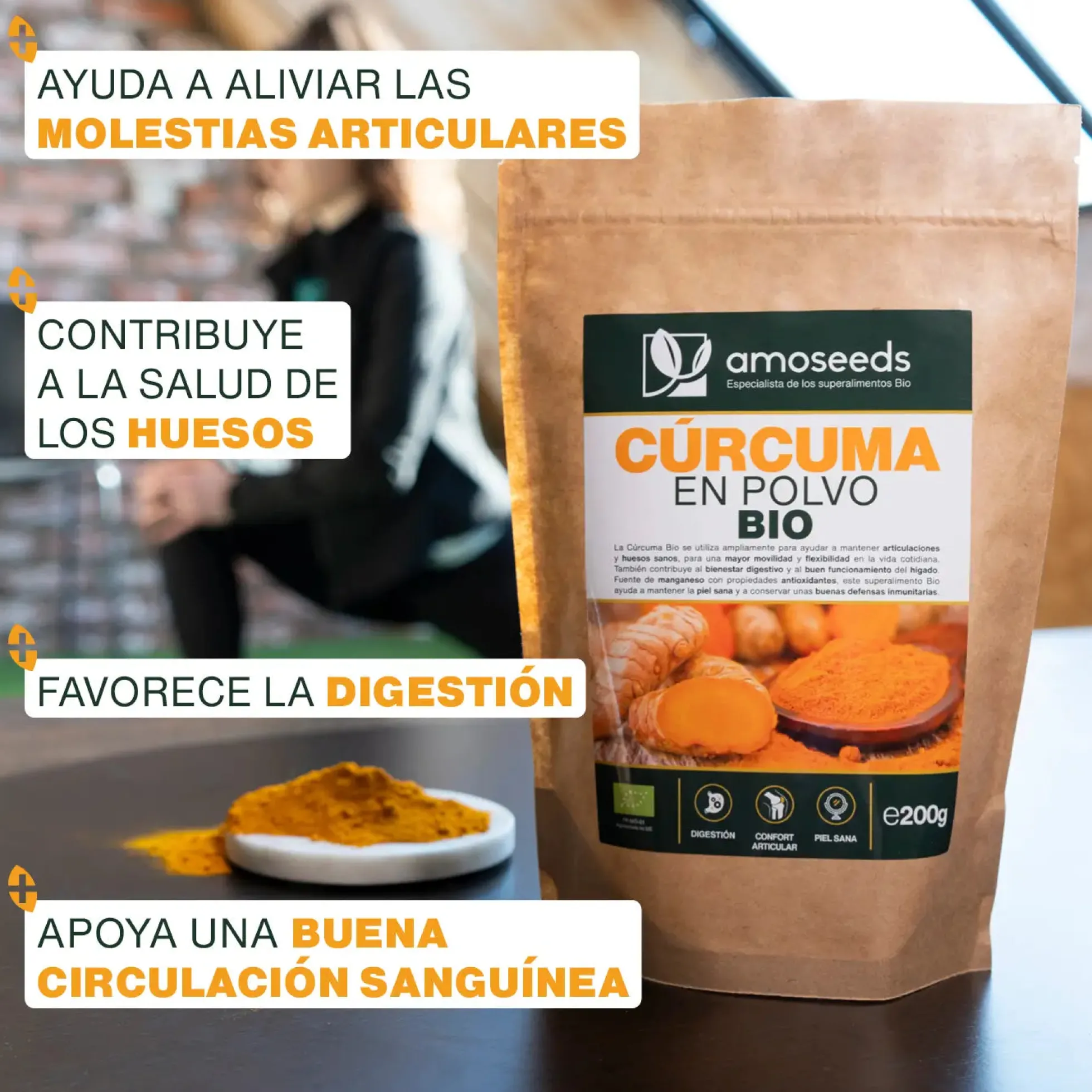 Cúrcuma En Polvo Bio 200g