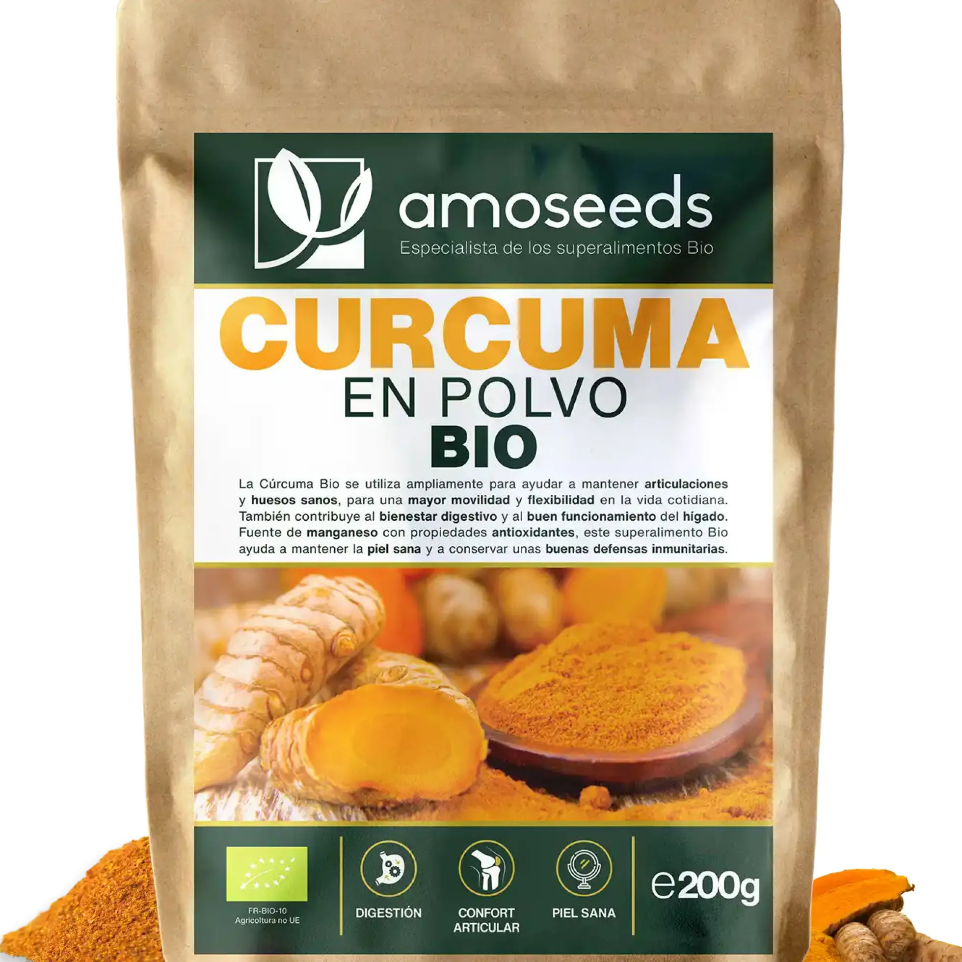 Cúrcuma En Polvo Bio 200g