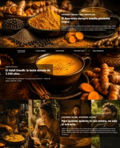 Cúrcuma En Polvo Bio - 500g | Superalimento Ecológico Vegano Para Batidos, Smoothies Y Zumos, Sin Azúcares Añadidos