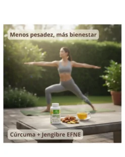 Cúrcuma + Jengibre + Pimienta Negra Efne — 60 Cápsulas