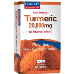 Cúrcuma 20.000 mg Lamberts 120 tabletas