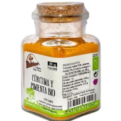 Cúrcuma Y Pimienta Molida Bio 85 Gr