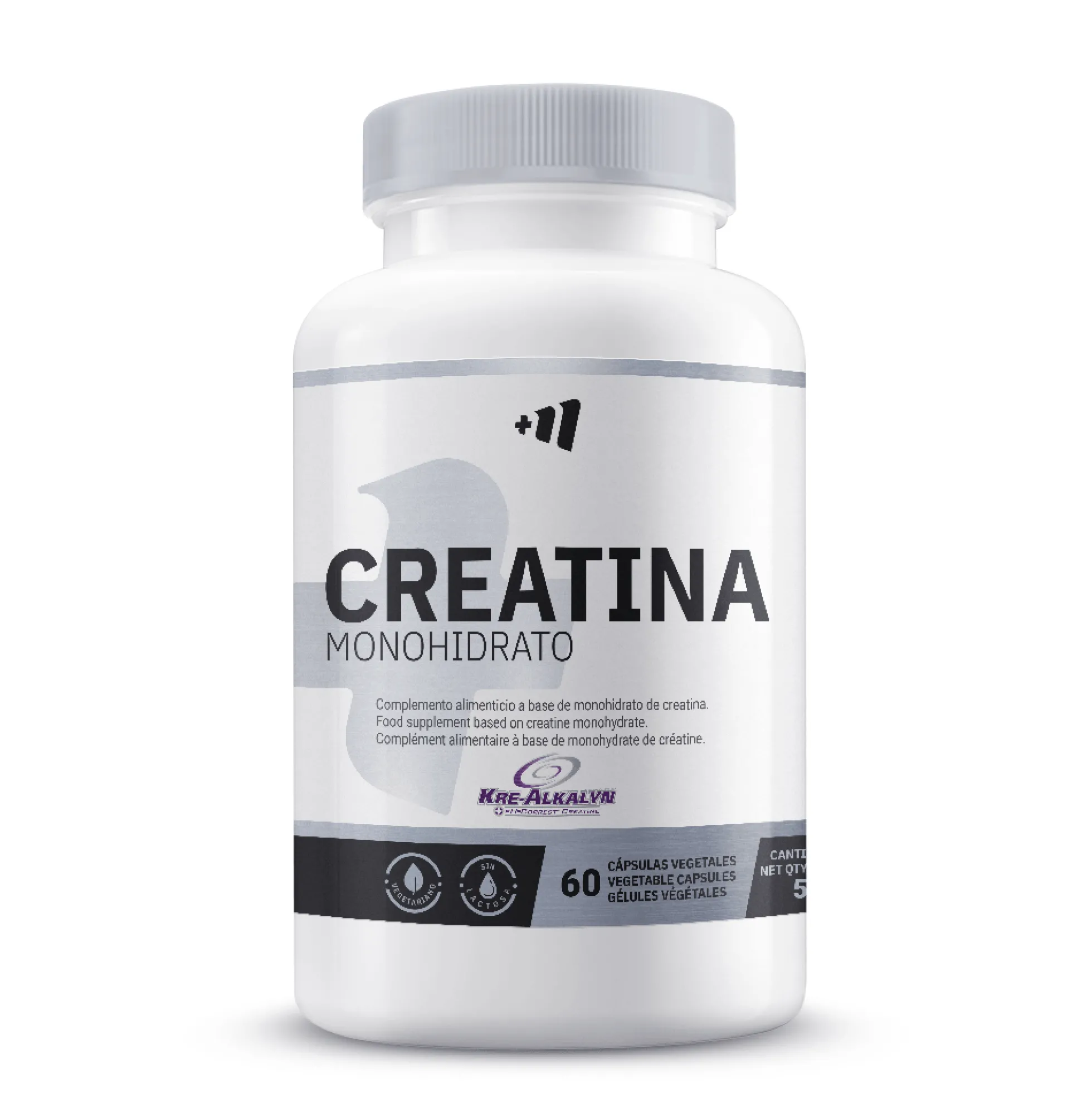 Creatina Kre-alkalyn® 1500mg - 60 Cápsulas Vegetales - Aumenta La Fuerza - Masmusculo
