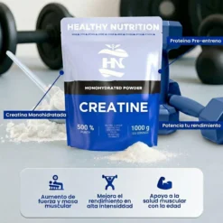 Creatina Monohidrato En Polvo 1000g (333 Dosis) - Creatina Pura Sin Sabor - Suplemento Deportivo Para Masa Muscular