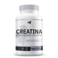 Creatina Monohidrato 200 Mesh - 120 Cápsulas Vegetales - Aumento De La Masa Muscular - Masmusculo