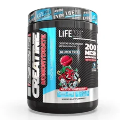 Creatina Monohidrato 200 Mesh - 500g - Fresa - Creatina Monohidrato - Lifepro