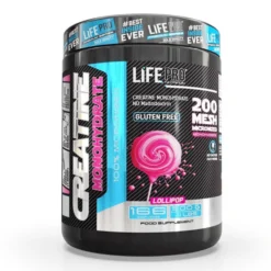 Creatina Monohidrato 200 Mesh - 500g - Lollipop - Creatina Monohidrato - Lifepro