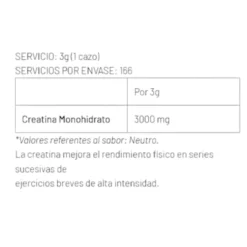 Creatine Micronized 500 Gr