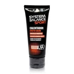 Crema Calentadora Muscular de Efecto Calor System Balance Sport 100 ml | Árnica y Pimienta Negra | Preentreno | Vegano