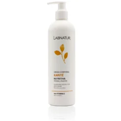 Crema Corporal con Manteca de Karité Labnatur 400 ml | Nutrición Intensiva | Piel Seca y Áspera | Uso Diario | Vegano