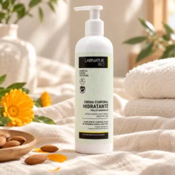 Crema Corporal para Piel Sensible Labnatur Bio 400 ml | Caléndula, Aloe Vera y Karité | Hidrata y Calma | Vegano
