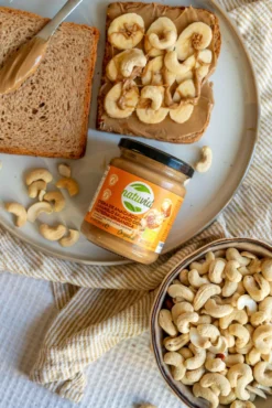 Crema de Anacardo con Coco BIO Natuvid | 250g | 100% Natural | Vegana, Sin Gluten, Sin Lactosa, Sin Aceite de Palma