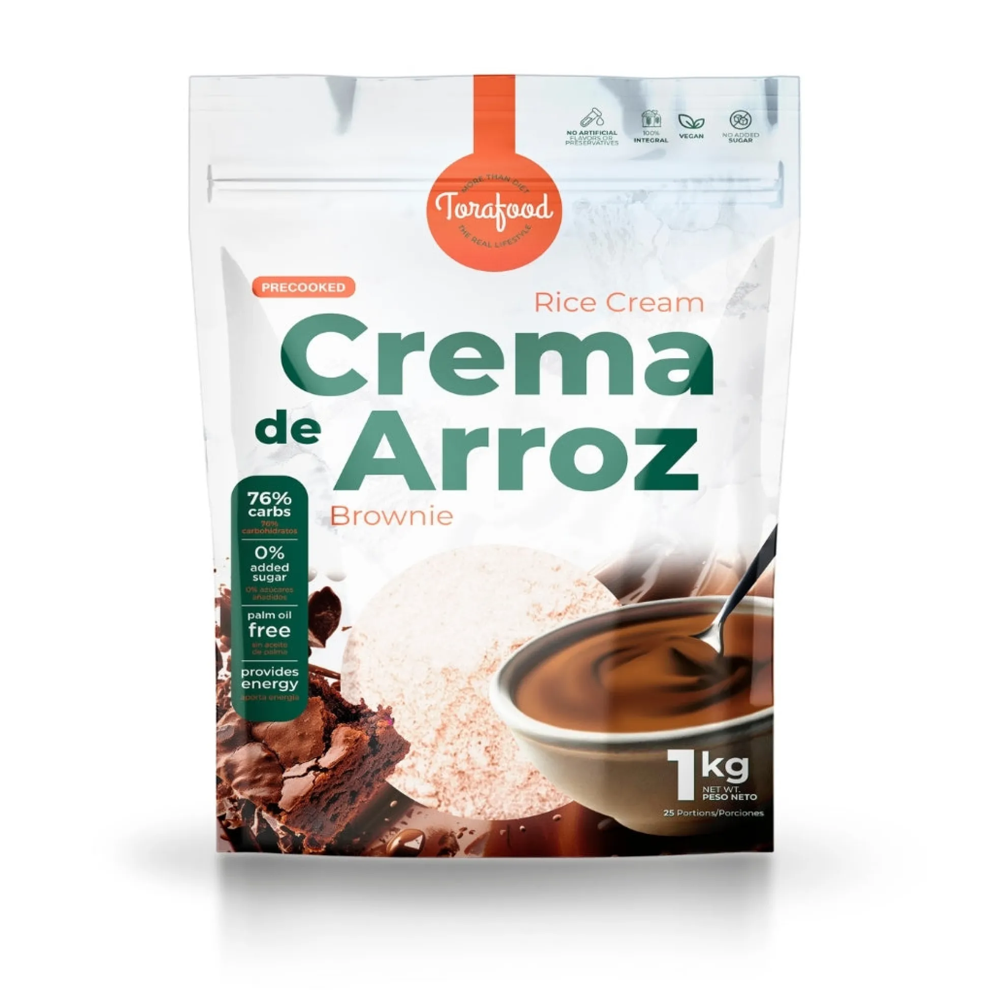 Crema De Arroz Brownie Torafood 1kg