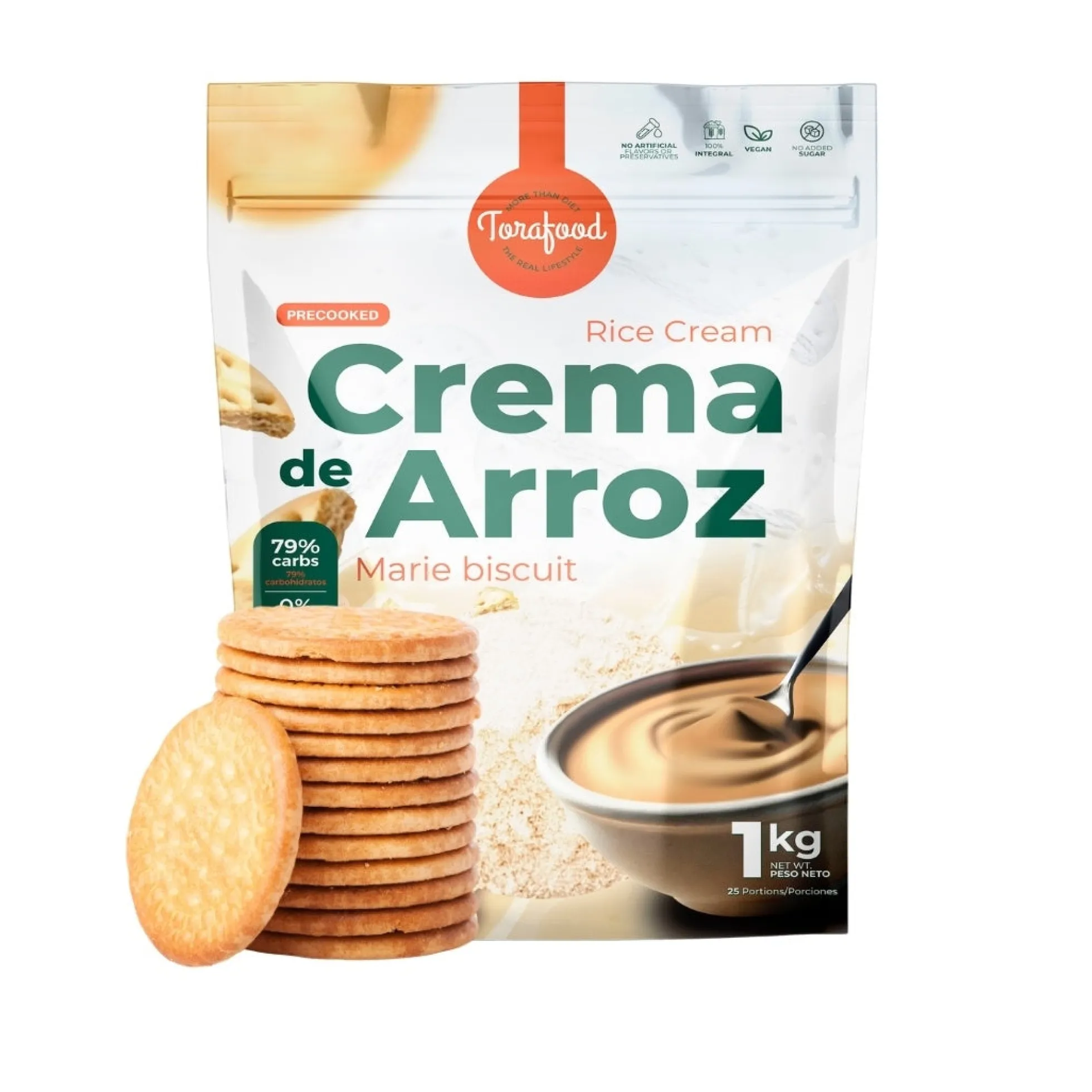 Crema De Arroz Galleta Maria Torafood 1kg