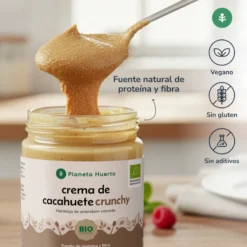 Crema de Cacahuete Crunchy ECO Planeta Huerto 350g