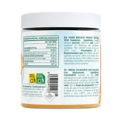 Crema de Cacahuete Tostado con Galleta Torafood 250 g