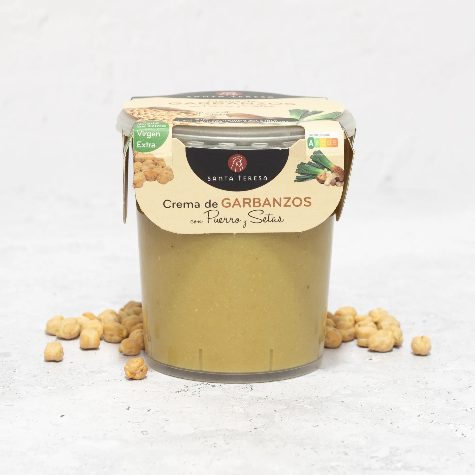 Crema De Garbanzos Con Puerro Y Setas 400ml