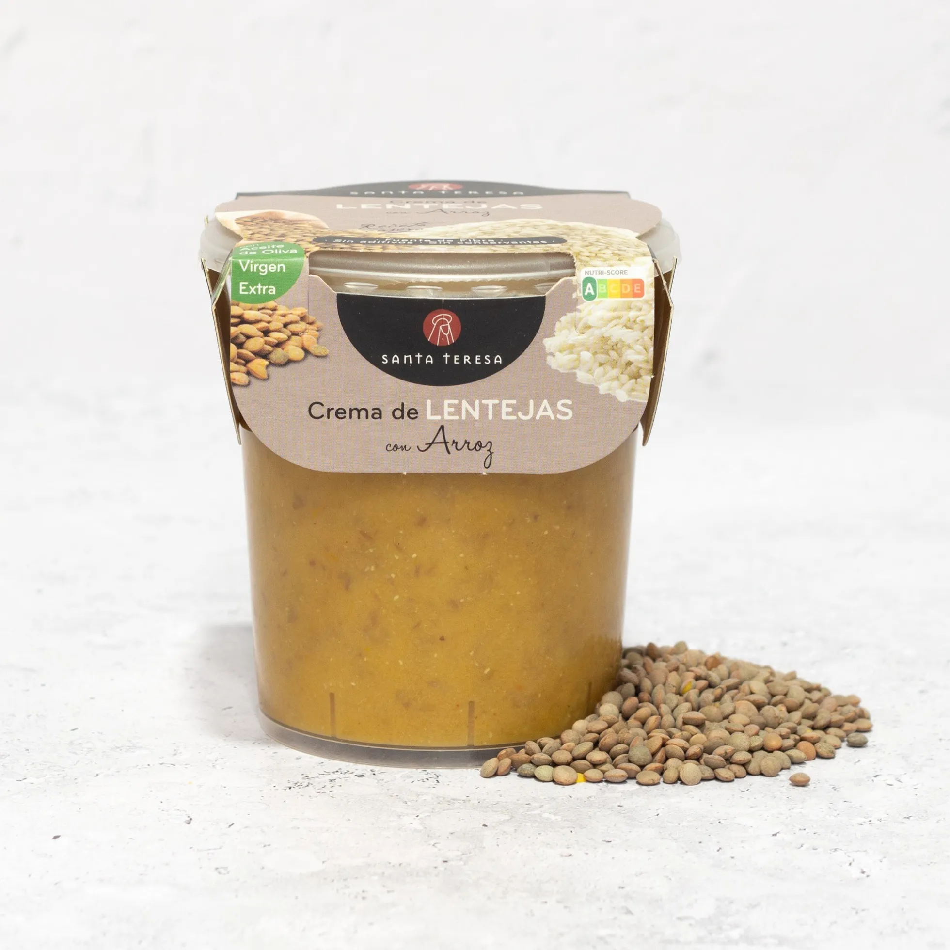 Crema De Lentejas Con Arroz 400ml