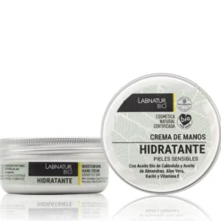 Crema de Manos para Piel Sensible Labnatur Bio 50 ml | Caléndula, Aloe Vera y Karité | Hidrata y Calma | Vegano