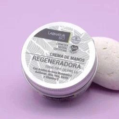 Crema de Manos Regeneradora Labnatur Bio 50 ml | Aloe Vera, Rosa Mosqueta y Karité | Repara y Nutre | Vegano