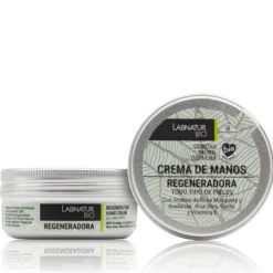 Crema de Manos Regeneradora Labnatur Bio 50 ml | Aloe Vera, Rosa Mosqueta y Karité | Repara y Nutre | Vegano