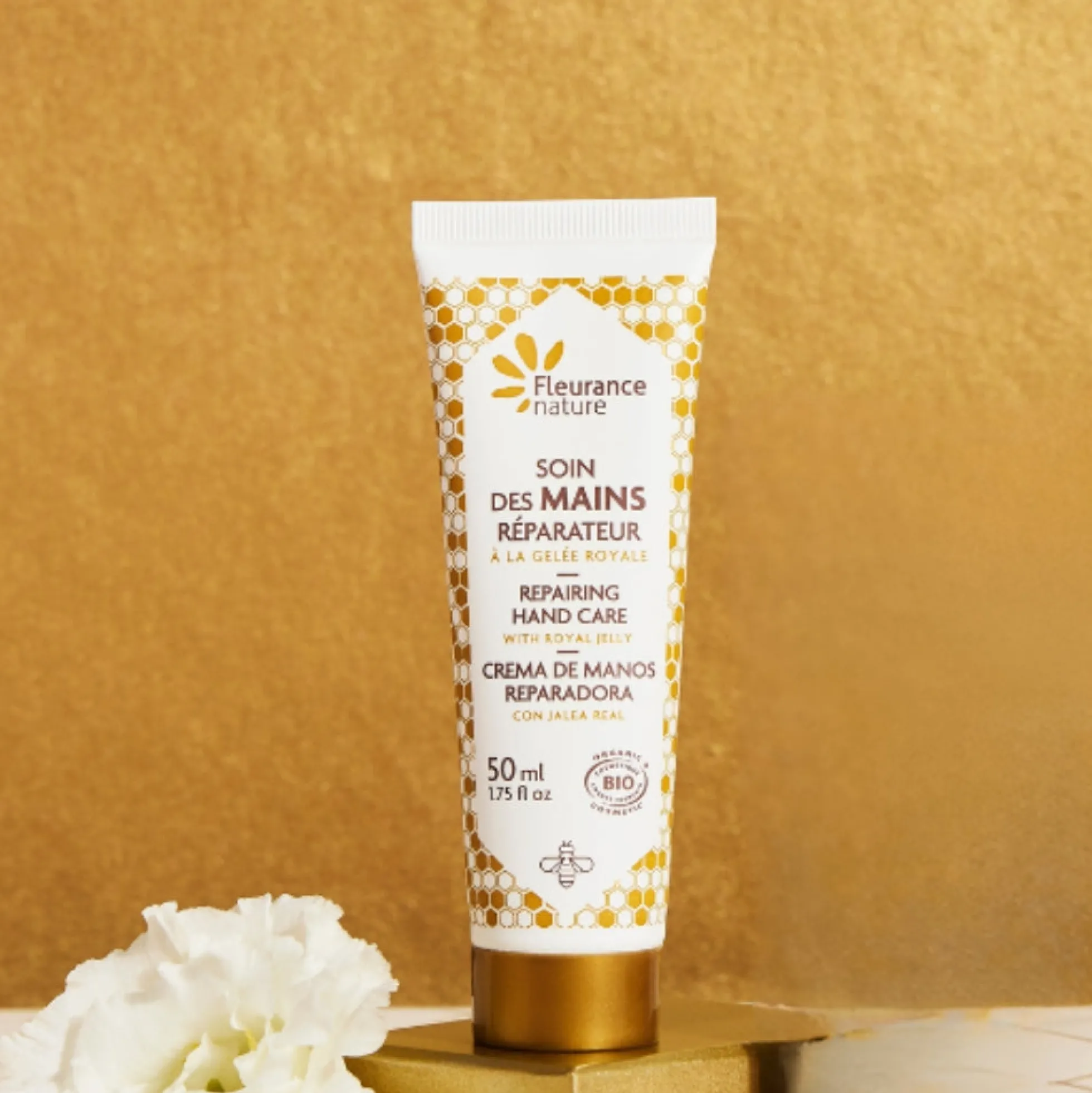 Crema De Manos Reparadora Con Jalea Real Eco Fleurance Nature 50ml