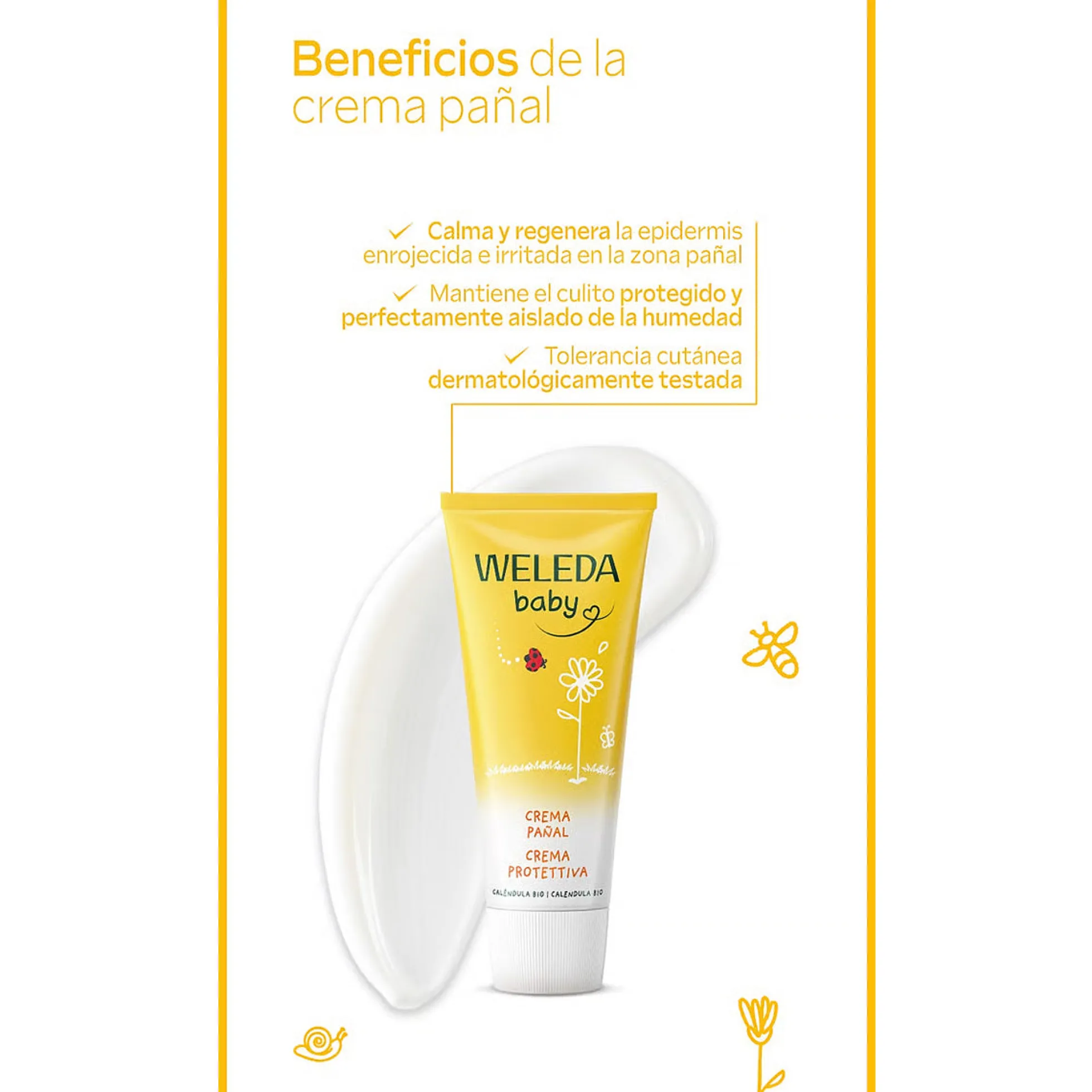 Crema de Pañal de Caléndula Weleda, 75ml